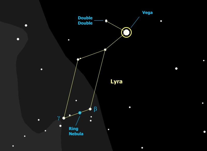Epsilon Lyrae finder chart