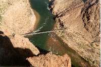 Another telephoto shot of the Bright Angel Bridge.