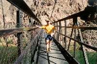 Ron on the Kaibab Bridge.