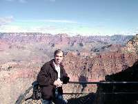 Gene in foreground, South Kaibab in background.