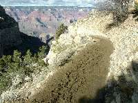 A very muddy trail - The Bright Angel.