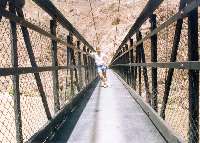 Gene on the Kaibab Bridge