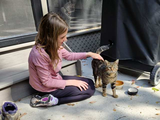 Emersyn with Tigger