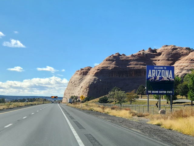 We've reached Arizona!