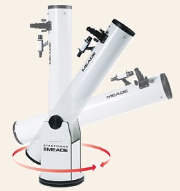 Dobsonian telescope motions.