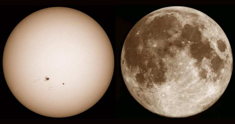 The Sun and Moon - MAS images