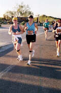 Julie and Nicole at 6 miles. - No large picture available.